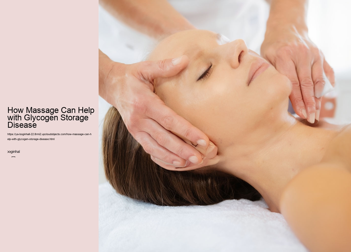 How Massage Can Help with Glycogen Storage Disease