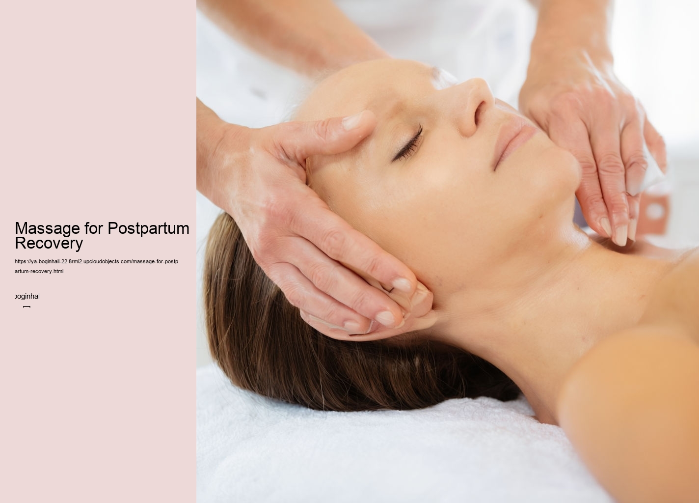 Massage for Postpartum Recovery